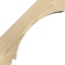 Ekena Millwork 6"W x 12"D x 12"H Imperial Rough Sawn Knee Brace, Douglas Fir BRC06X12X12IMP00RDF - alternate 3